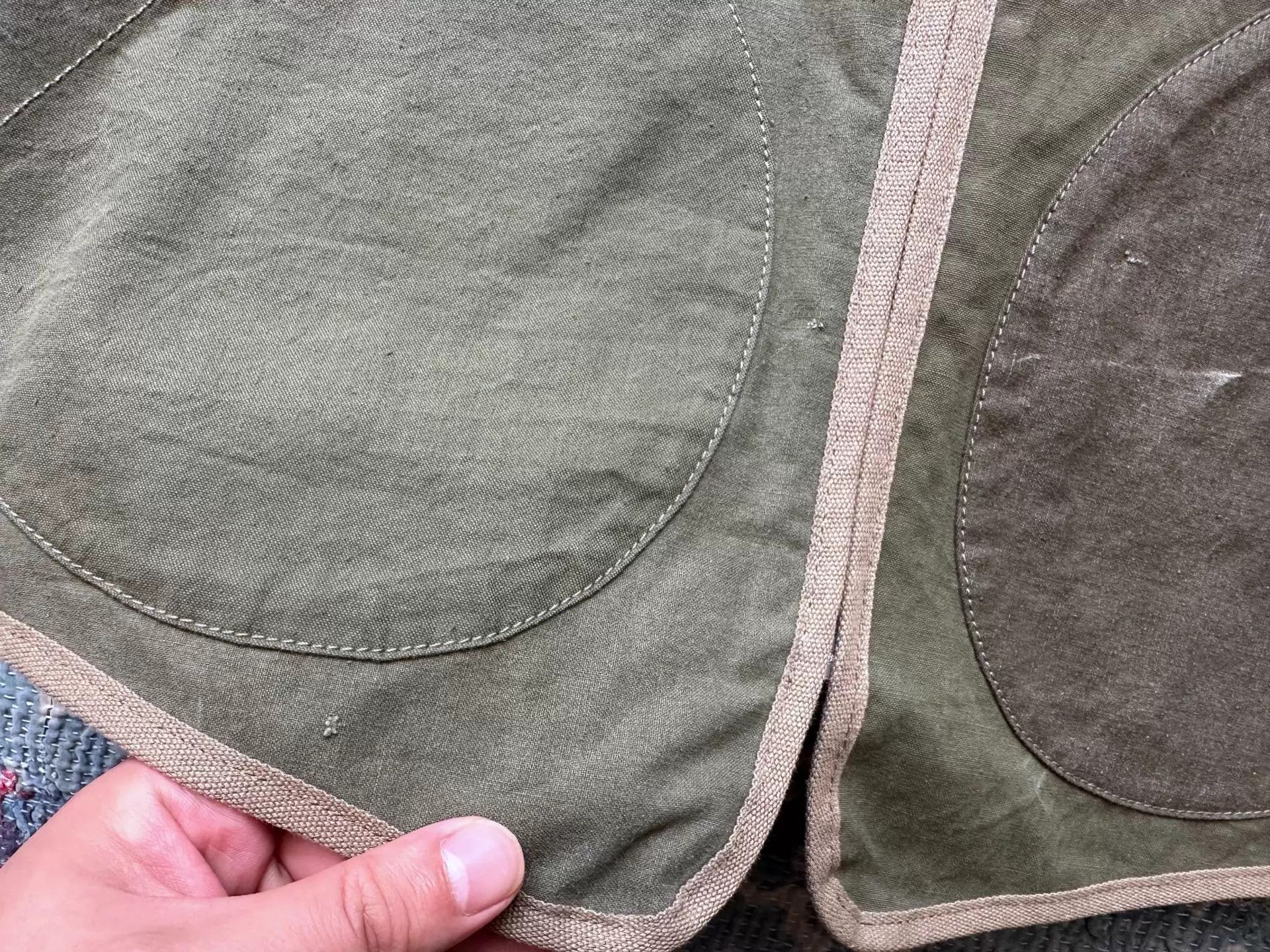 RRL Ralph Lauren RRL Distressed Canvas Paneled Vest (Limited S Size) Size US S / EU 44-46 / 1 - 6 Thumbnail