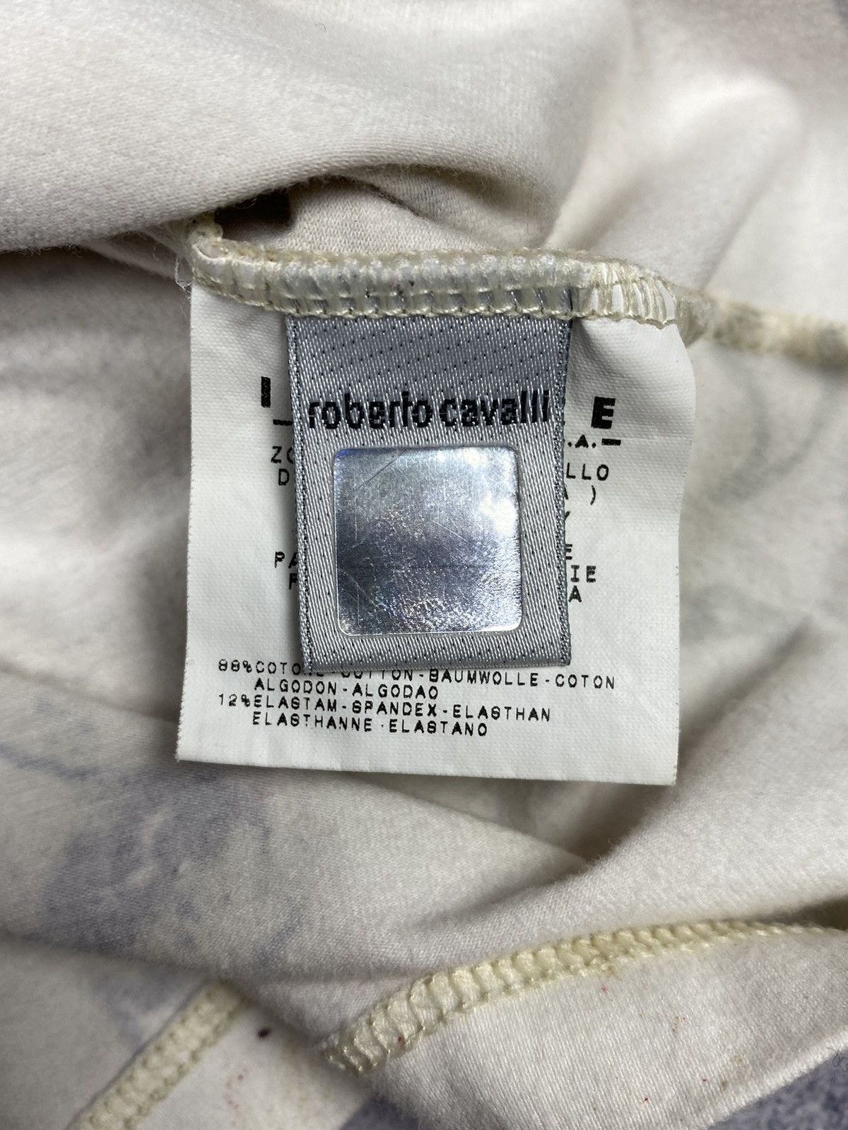 Just Cavalli × Roberto Cavalli Vintage Just Cavalli Italy Designer Blouse Long Sleeve Shirt Size L / US 10 / IT 46 - 20 Thumbnail