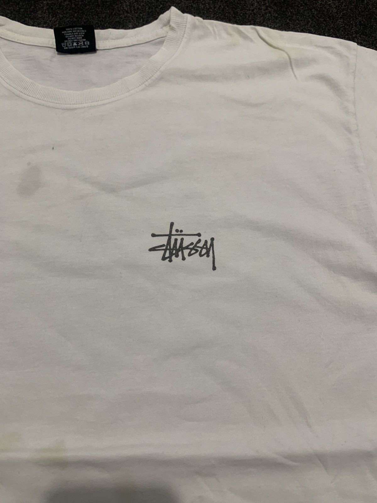 Stussy Stüssy Vintage / Rare Dragon Graphic T-Shirt Tee (White) Size US L / EU 52-54 / 3 - 3 Thumbnail