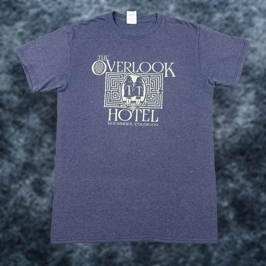 Delta VINTAGE The Overlook Hotel Shirt Mens S Blue Delta The Shining Movie Cult Shirt Size US S / EU 44-46 / 1 - 1 Thumbnail
