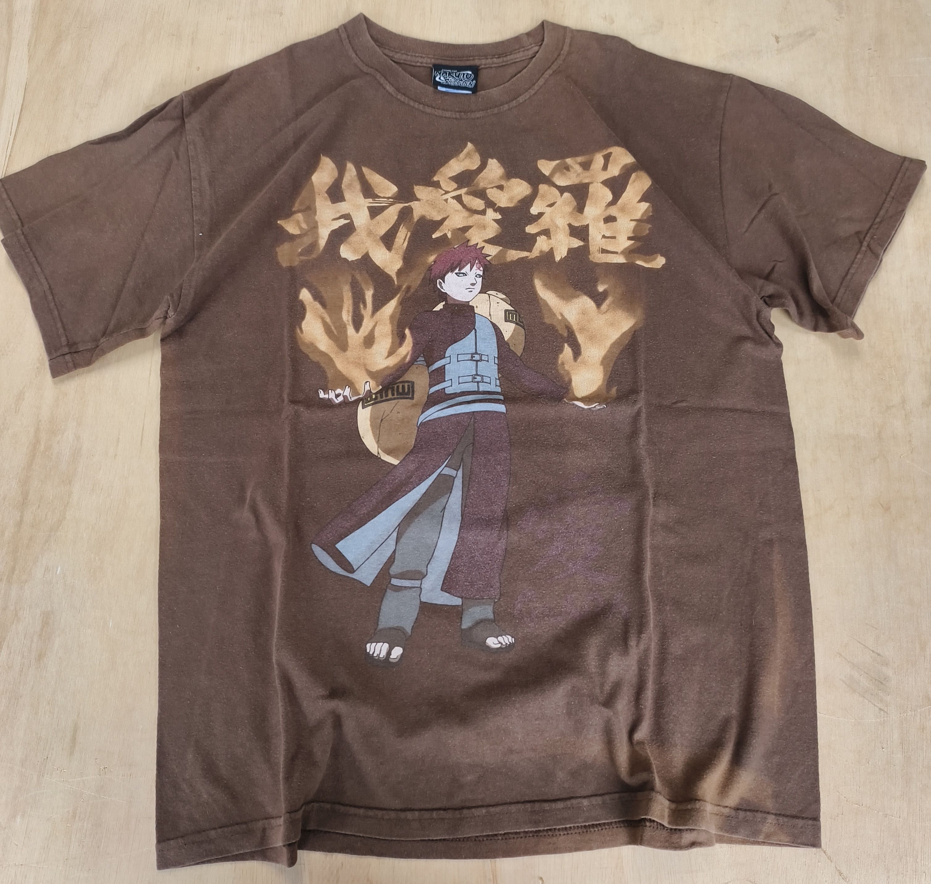 Vintage Vtg Anime Gaara naruto faded Size US M / EU 48-50 / 2 - 1 Thumbnail