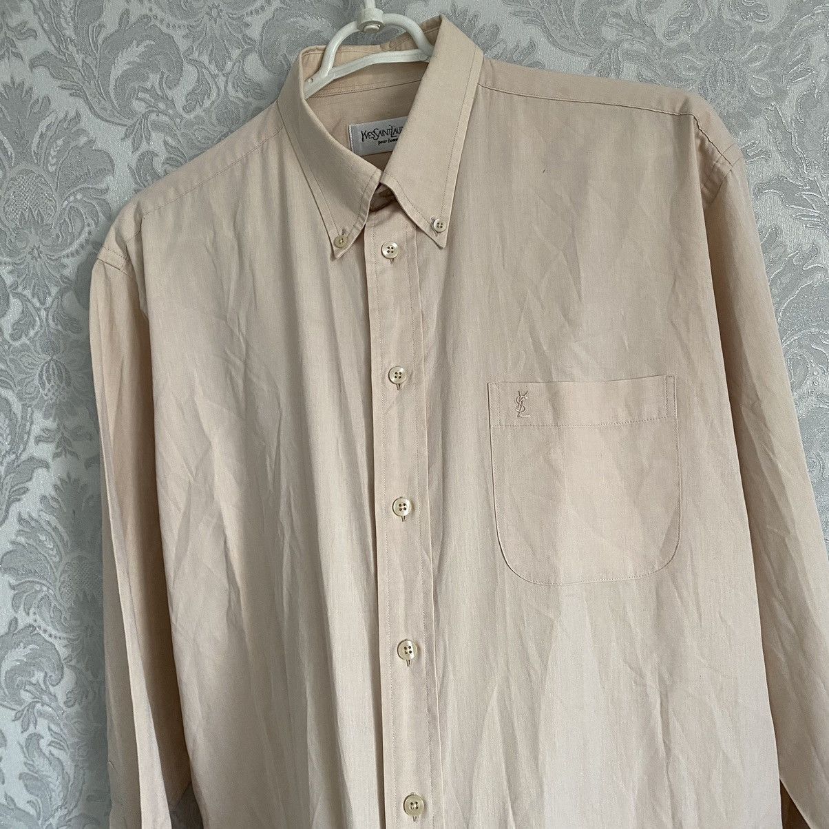 Yves Saint Laurent Vintage Yves Saint Laurent Shirt Button Up Small Logo Size US M / EU 48-50 / 2 - 3 Thumbnail