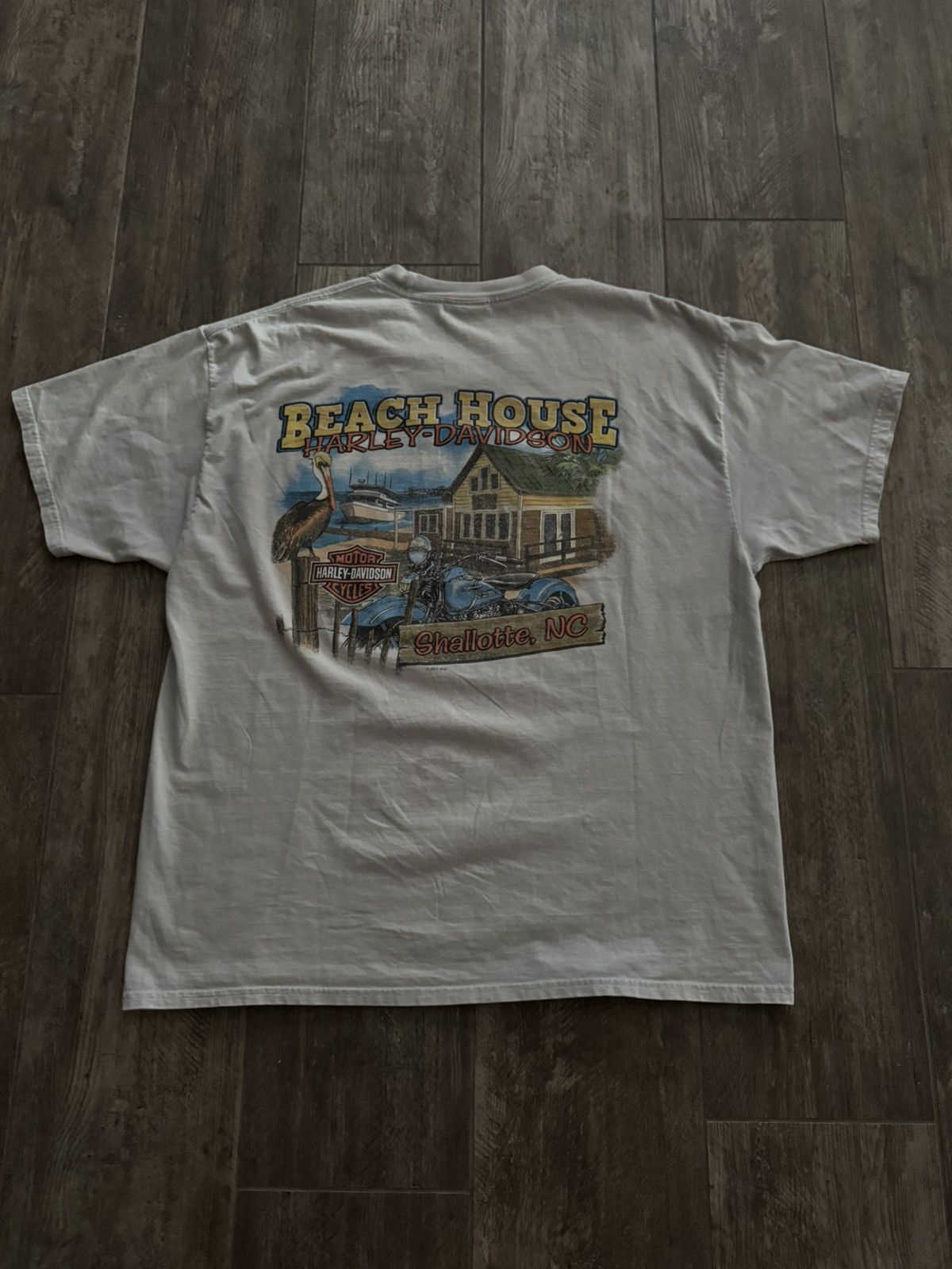 Harley Davidson × Vintage 2017 Harley-Davidson t shirt Size US XL / EU 56 / 4 - 1 Thumbnail