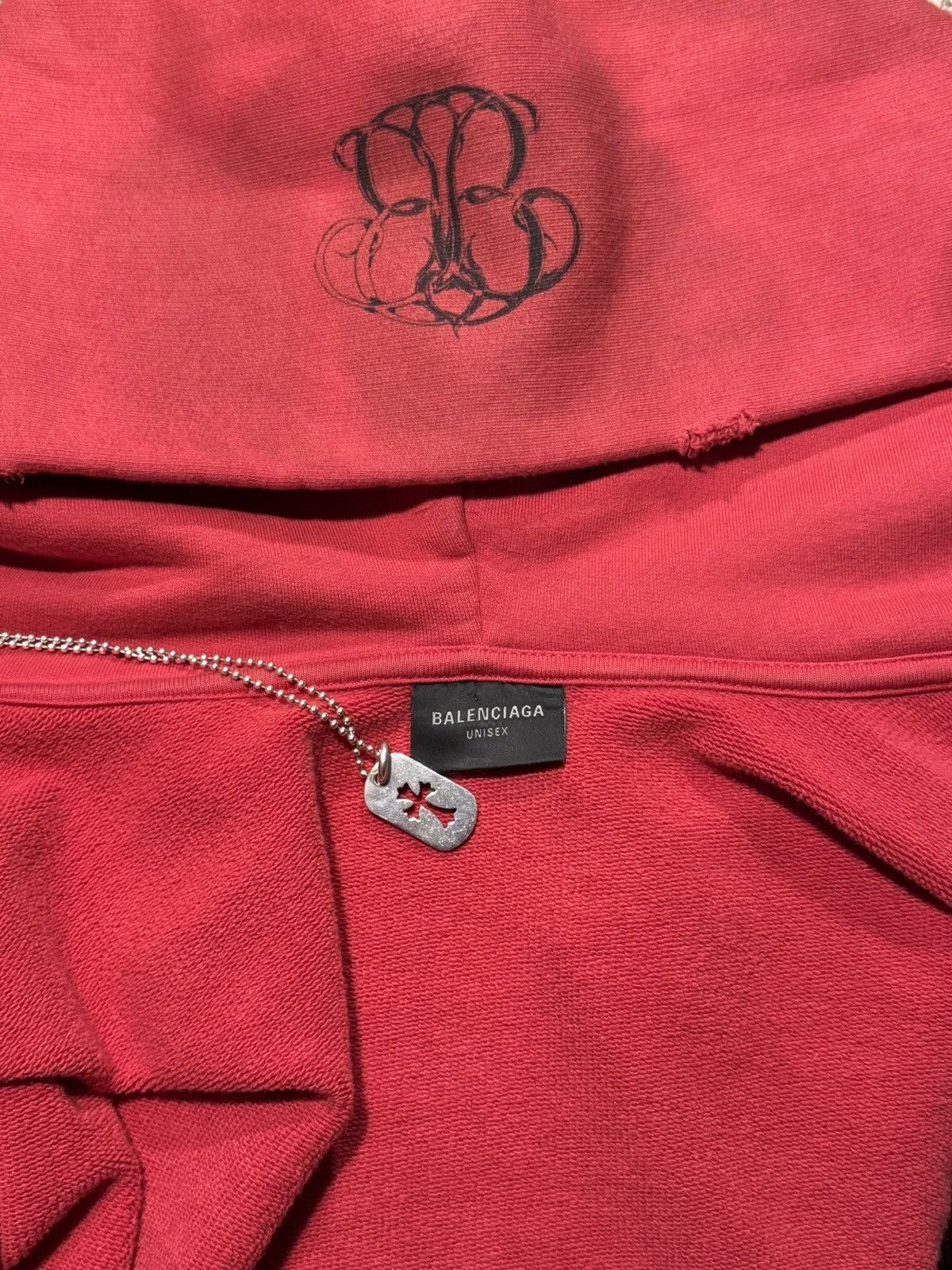 Balenciaga Balenciaga SS24 Tattoo Zip-Up Hoodie Size US M / EU 48-50 / 2 - 3 Thumbnail