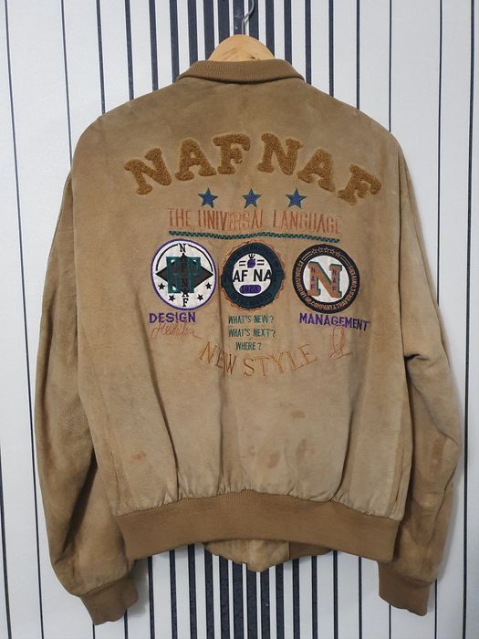 Vintage 90's Naf Naf by Issey Miyake Style Design Rare Suede Jacket ...