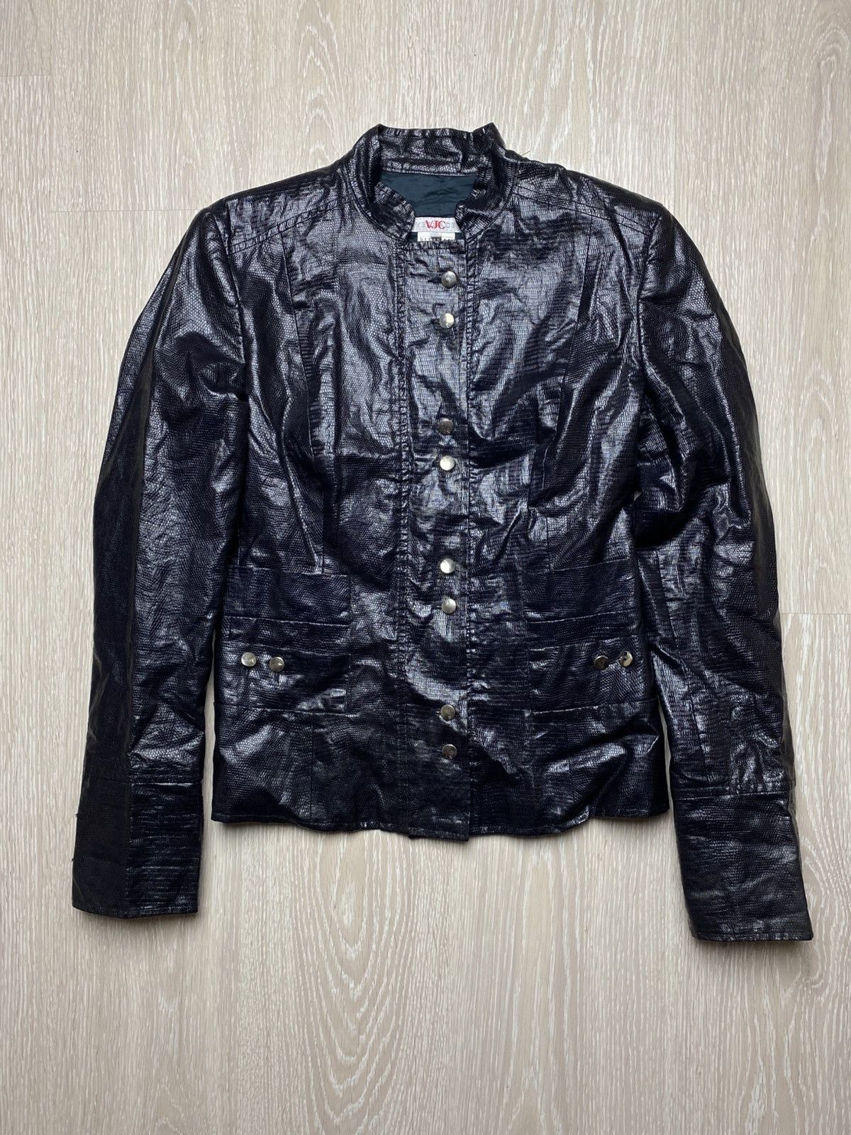 Versace Jeans Couture Vintage VJC Versace Jeans Couture Coated Linen Reptile S Size US S / EU 44-46 / 1 - 1 Thumbnail