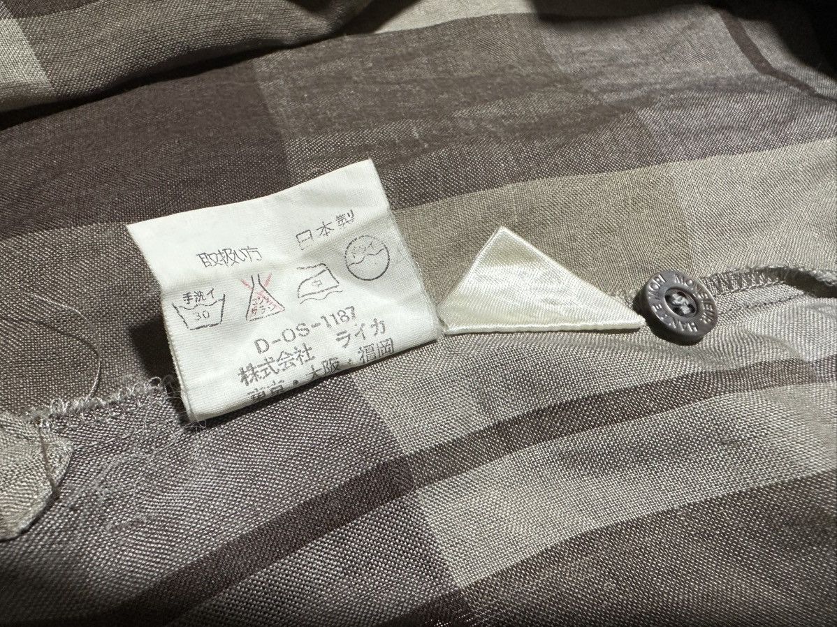 Japanese Brand 🔥Vintage Hanae Mori Half Button Shirt 80sRare Design Size US M / EU 48-50 / 2 - 9 Thumbnail