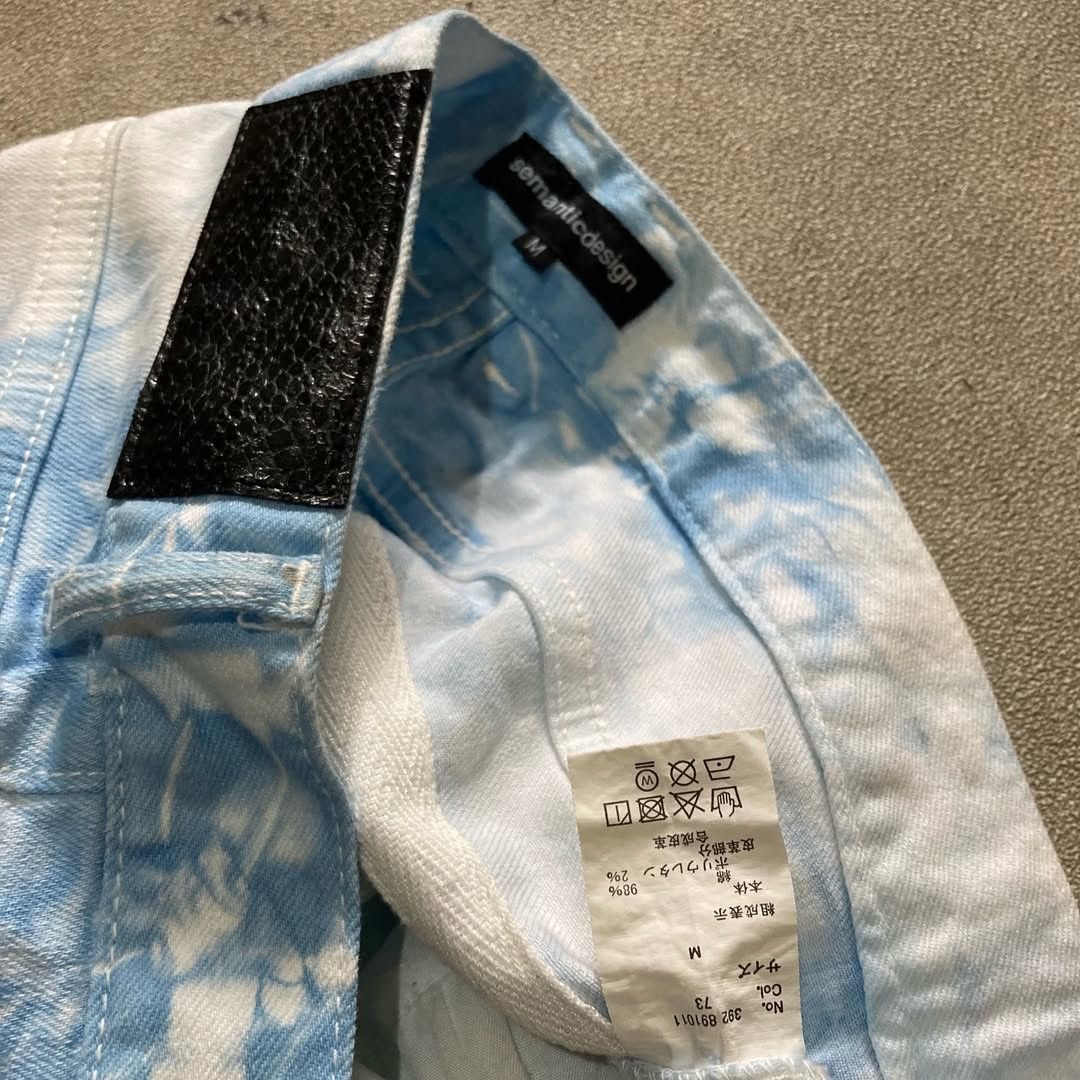 semanticdesign RARE💥 SemanticDesign bleach denim jeans Size US 30 / EU 46 - 6 Thumbnail