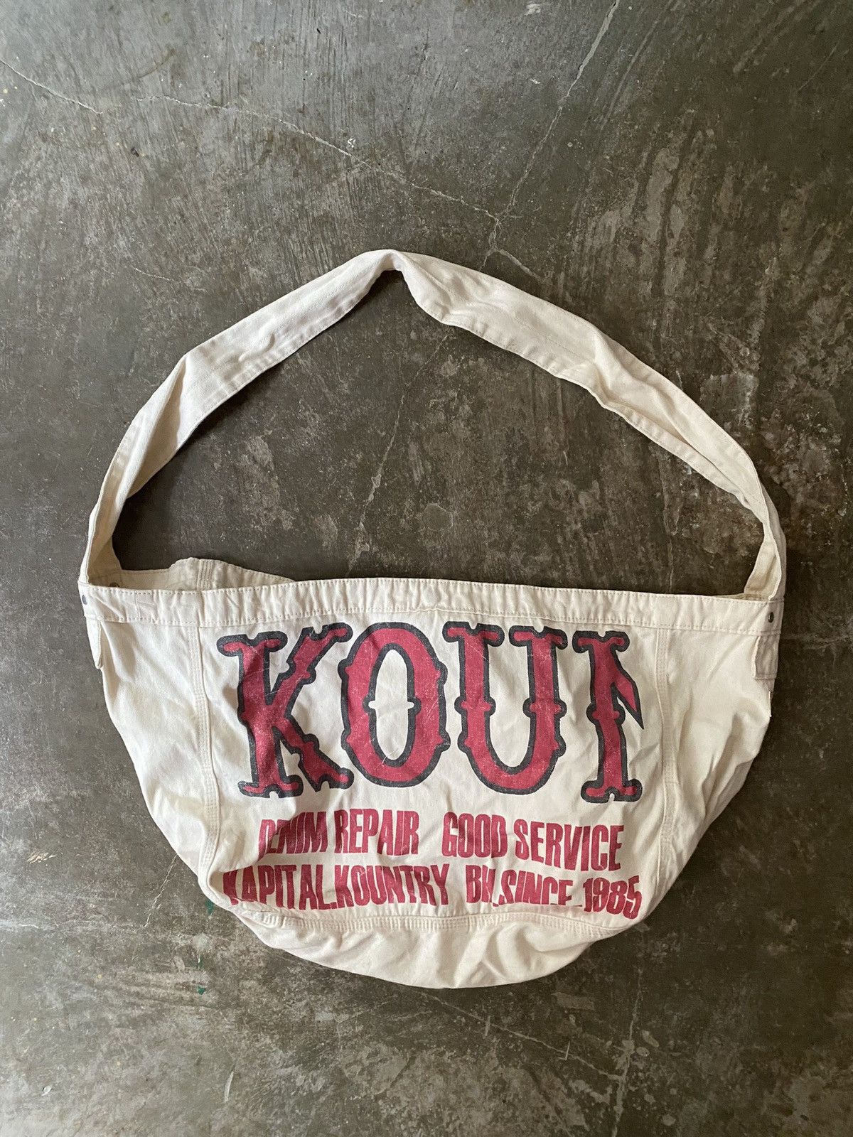 Kapital Kountry Factory Shoulder Bag Beams Needles Visvim in Red, Men's