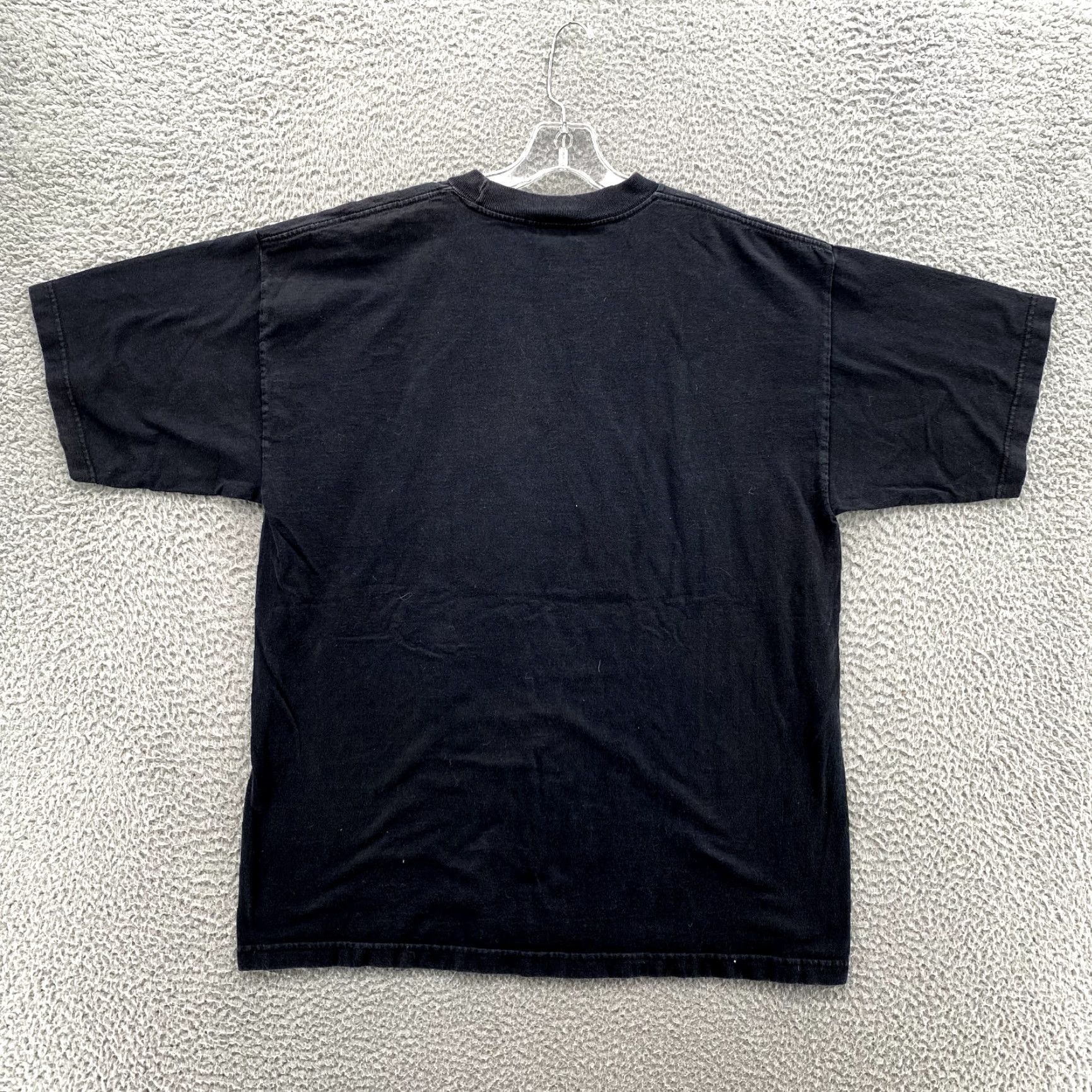 Vintage VINTAGE Looney Tunes T-Shirt XL Single Stitch '97 Tweety Stamp Y2k Streetwear Mens XL Black Graphic Print Tee Size US XL / EU 56 / 4 - 5 Thumbnail