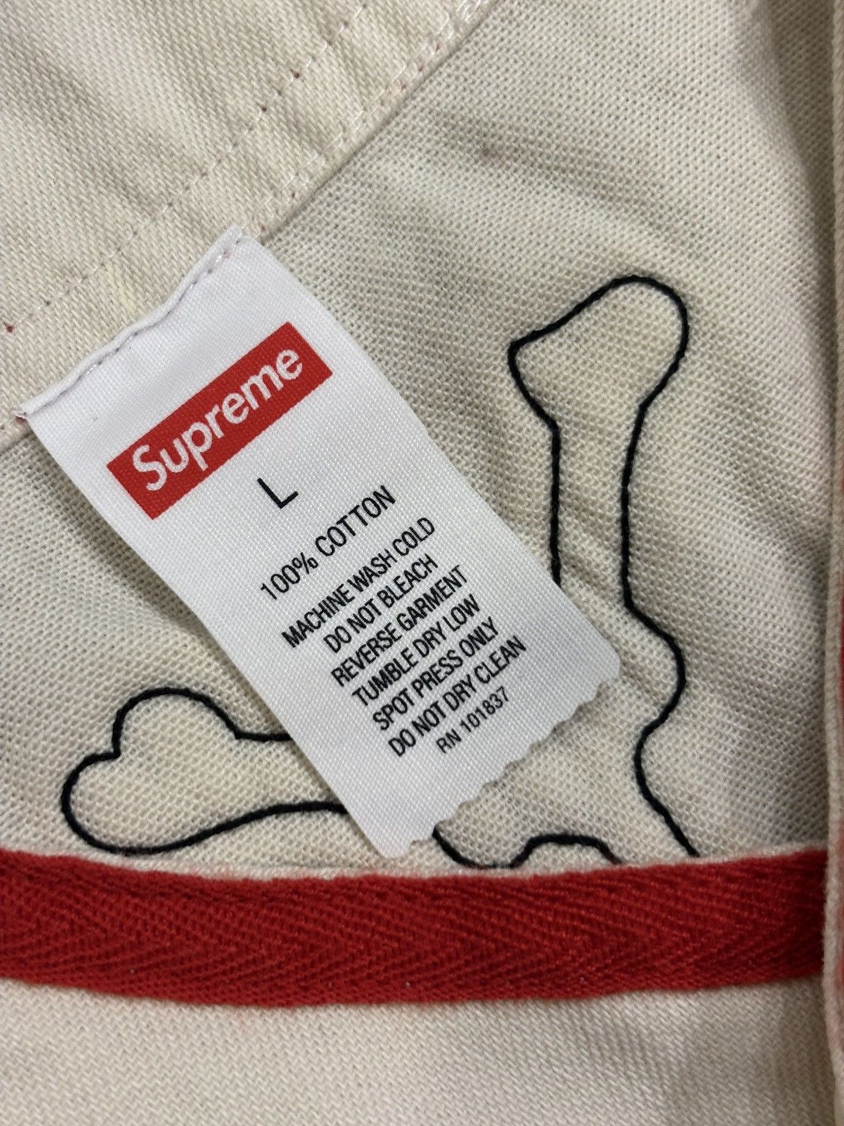 Supreme Supreme Patches Denim Baseball Jersey Size US L / EU 52-54 / 3 - 3 Thumbnail