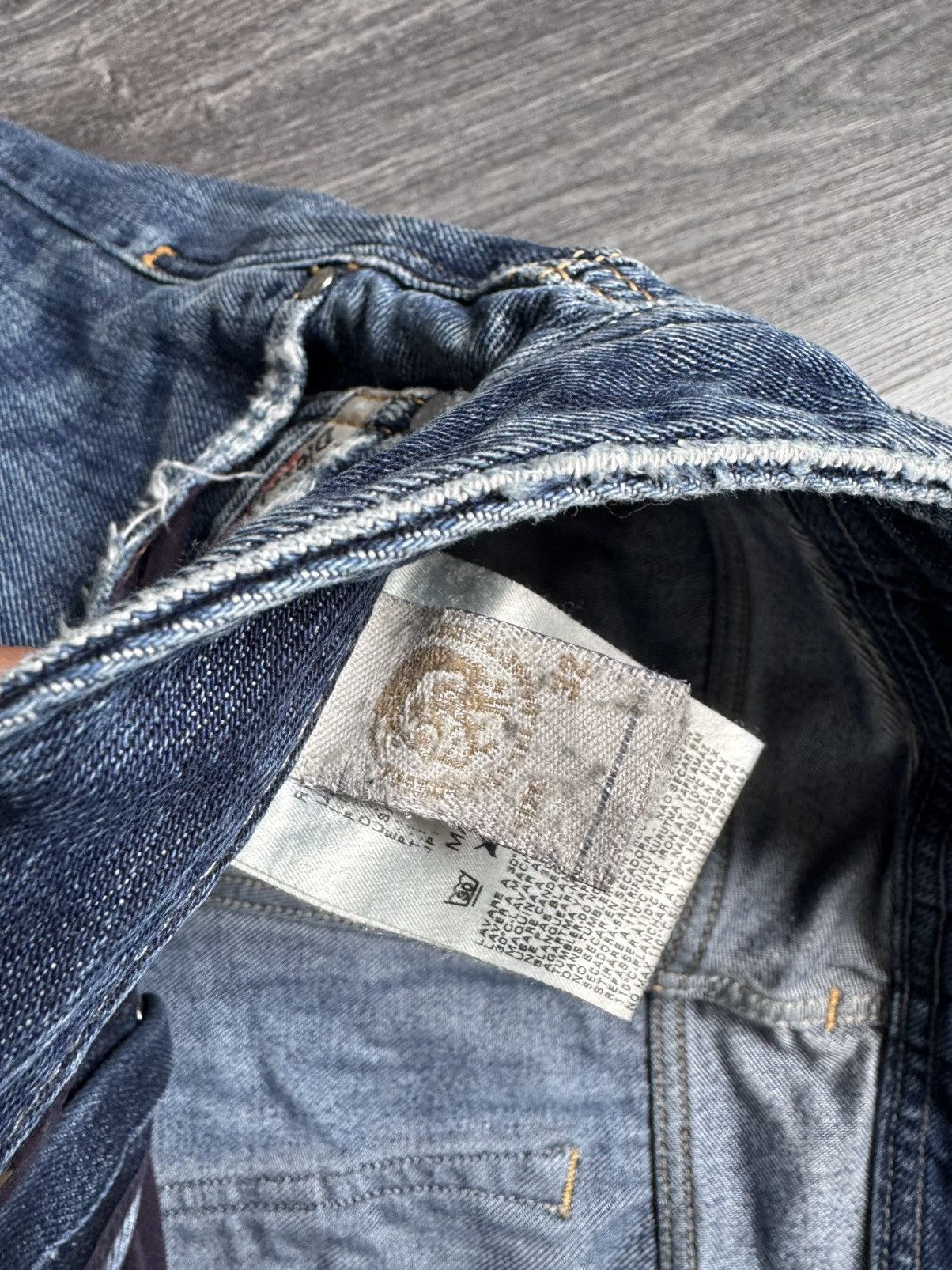 Diesel × Jean × Vintage Vintage 00s Diesel Pants Distressed Y2k Style Size US 32 / EU 48 - 5 Thumbnail