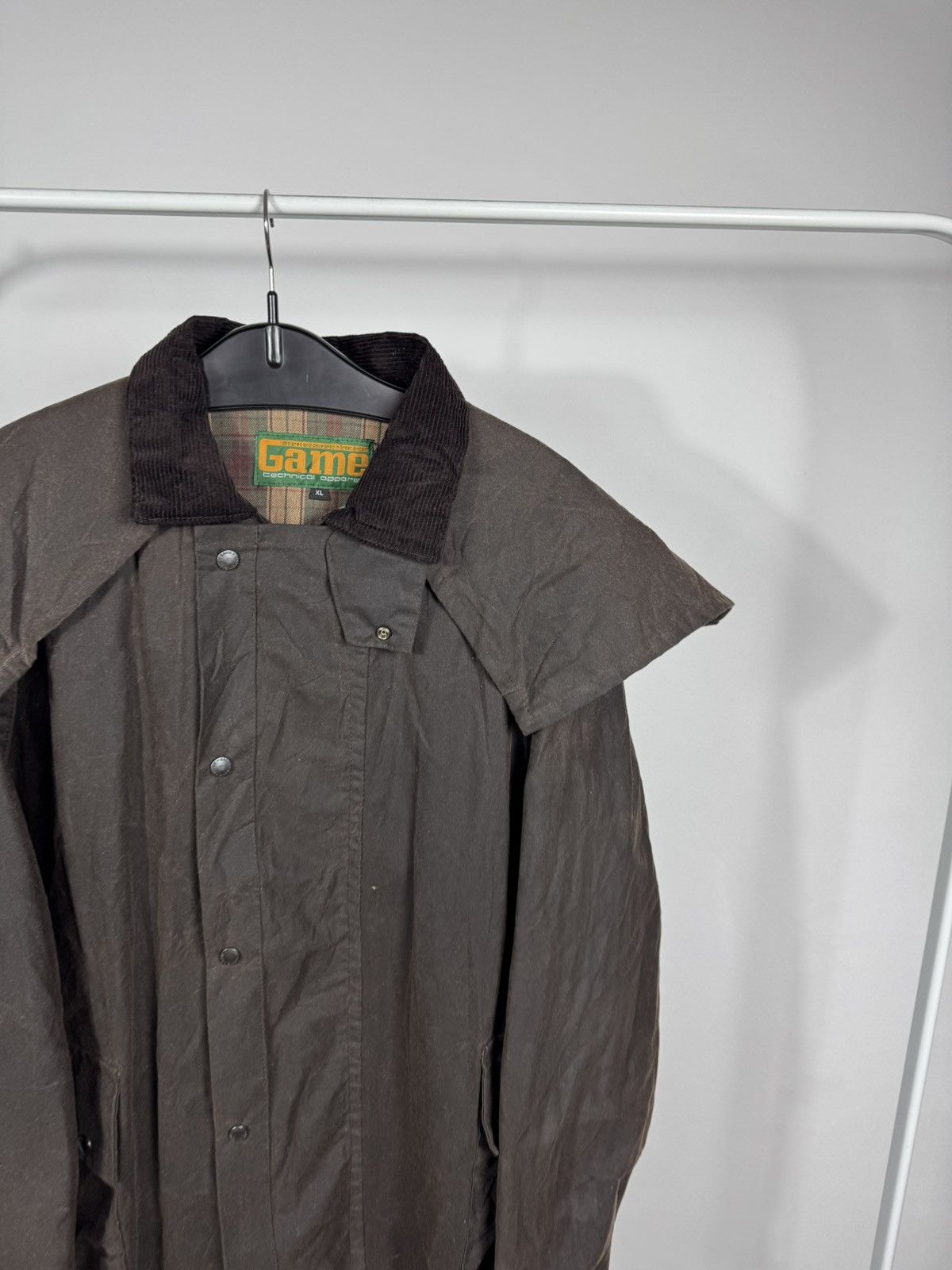 Other Vintage Game Waxed Coat Oilskin Jacket XL Brown Field Coat Size US XL / EU 56 / 4 - 3 Thumbnail
