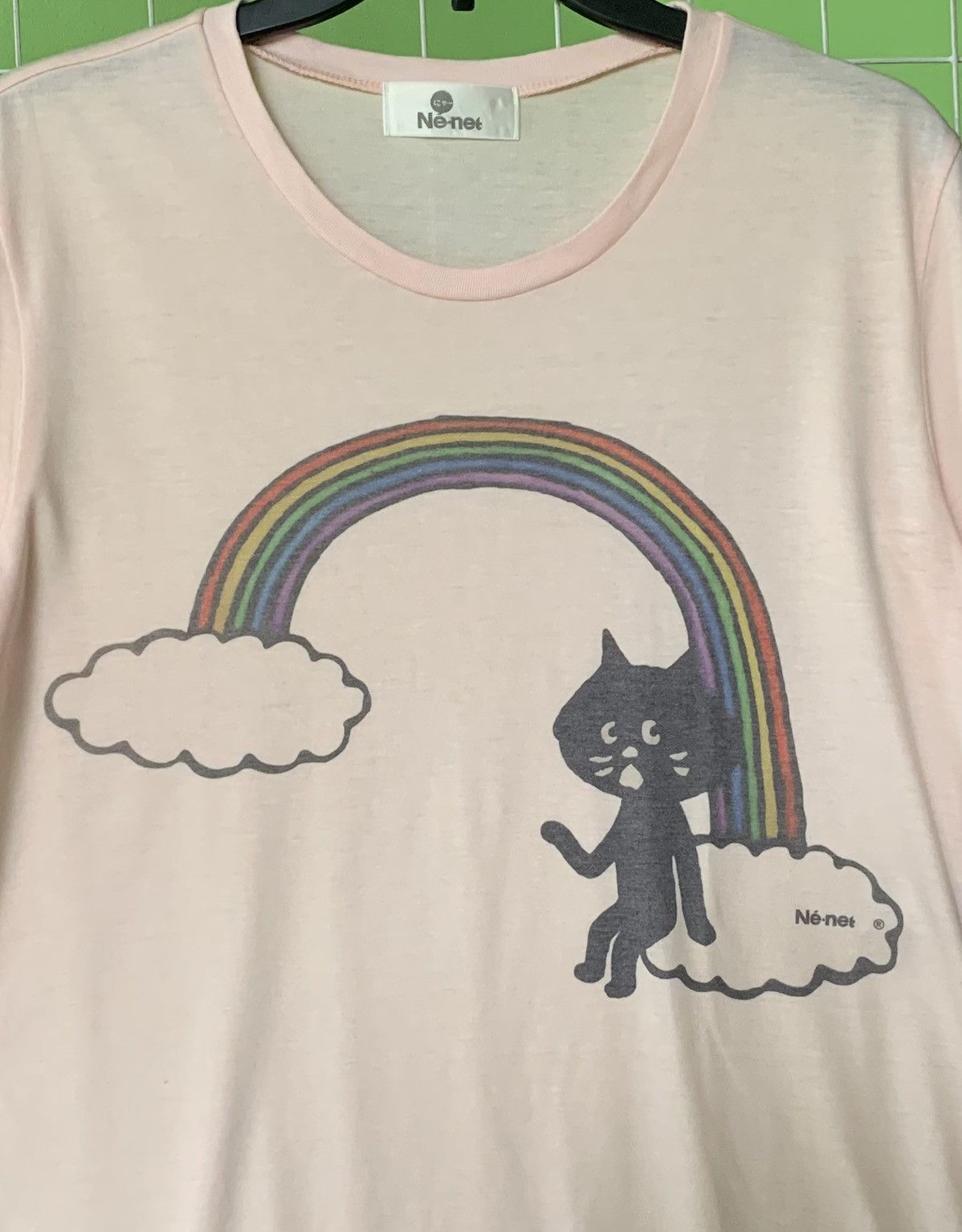 Issey Miyake 2000s Ne-net Rainbow T-shirt Size US M / EU 48-50 / 2 - 2 Thumbnail