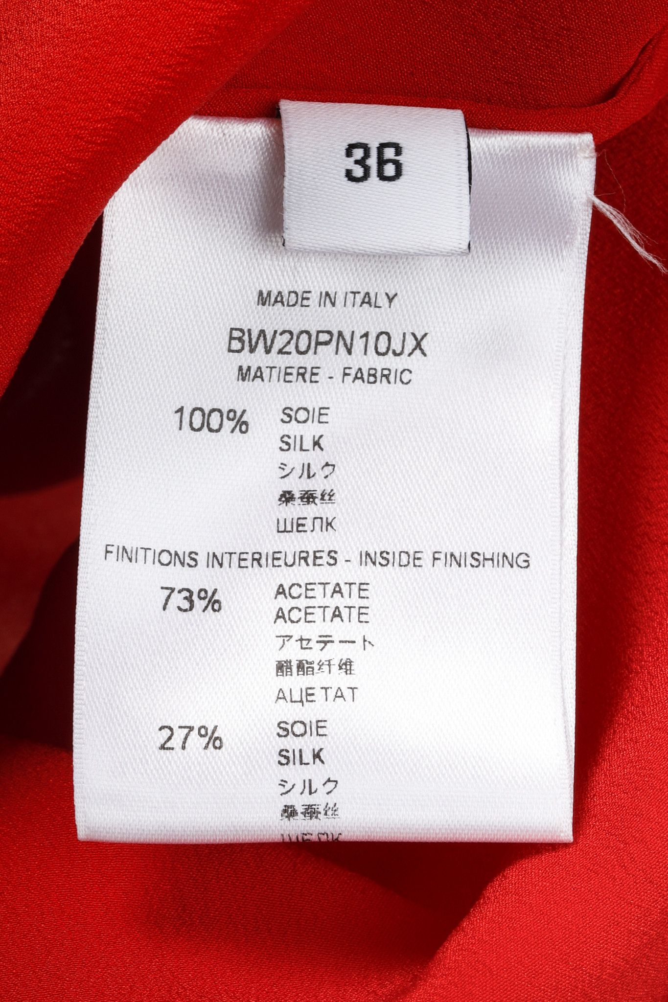 Givenchy Givenchy Red Neck Tie Silk Swing Dress Size S / US 4 / IT 40 - 10 Thumbnail