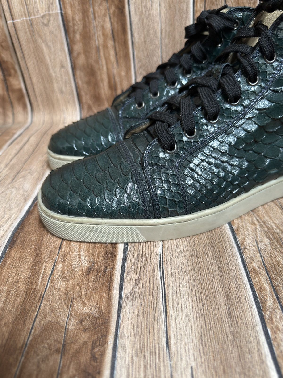 Christian Louboutin 🕷️🔋Louis python sneaker Size US 13 / EU 46 - 3 Thumbnail