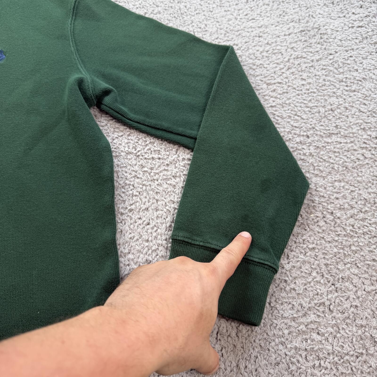 Polo Ralph Lauren Polo Ralph Lauren Green Quarter Zip Pullover Sweatshirt M Size US M / EU 48-50 / 2 - 5 Thumbnail