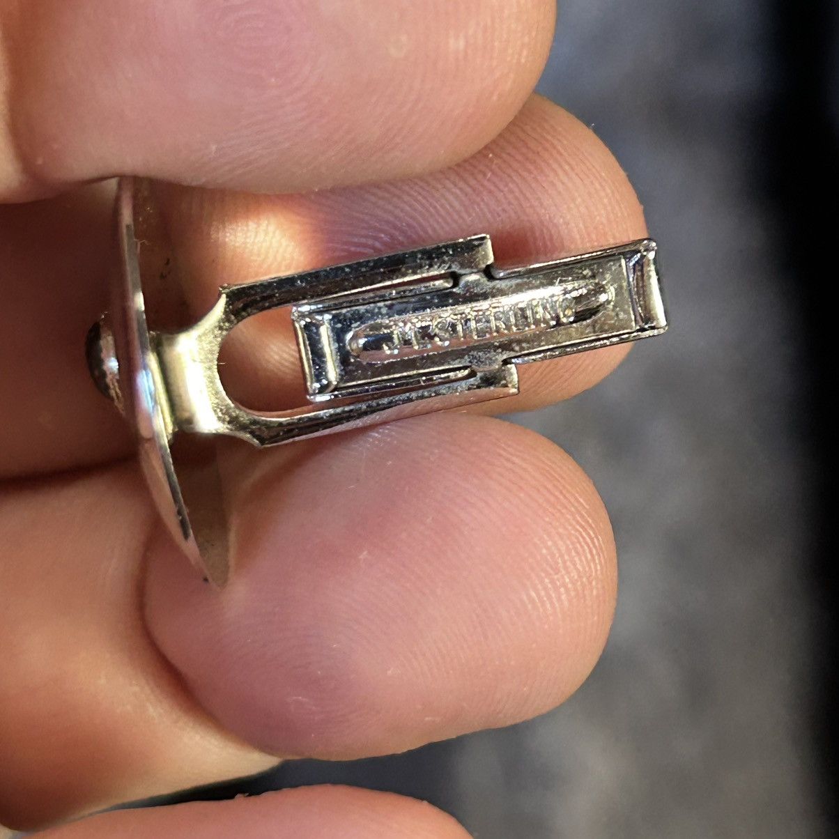 Vintage Gentleman’s Vintage JML Sterling art deco etched cuff links Size ONE SIZE - 7 Thumbnail