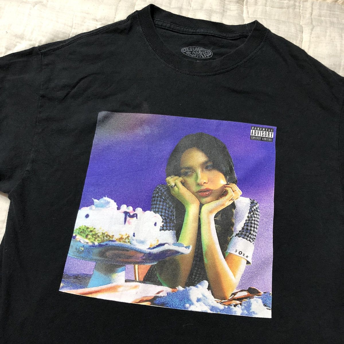 image of Band Tees x Rock Band Vintage Olivia Rodrigo Tour T Shirt in Black, Men's (Size Medium)