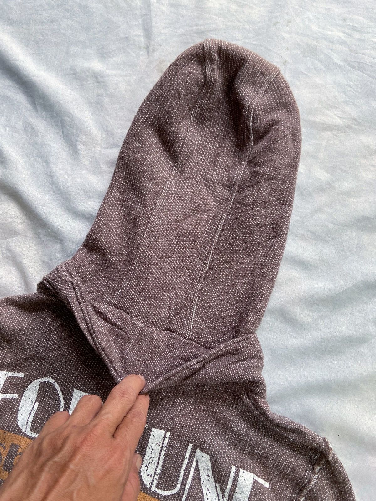Japanese Brand INFINITY GORPCORE DISTRESSED ZIP HOODIE Size US S / EU 44-46 / 1 - 18 Thumbnail