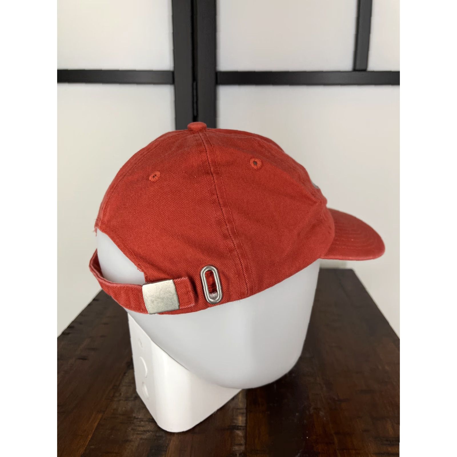 Vintage Old Pueblo Hat Womens One Size Red Orange 100% Cotton Tucson Cap Strap Back Size ONE SIZE - 7 Thumbnail