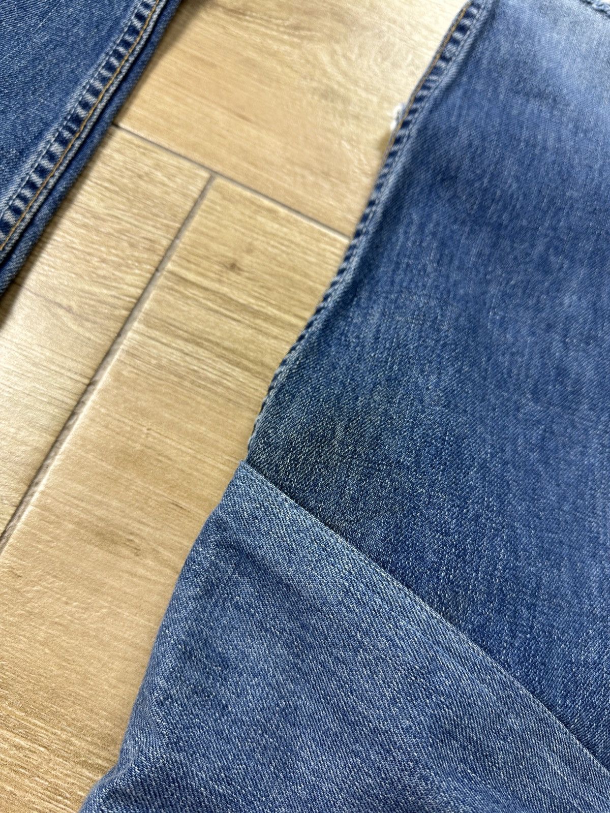 Levi's × Vintage Vintage Y2K Custom Levi’s Patchwork Flared Bootcut Jeans Size 30" / US 8 / IT 44 - 6 Thumbnail