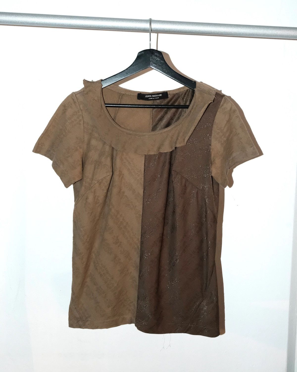Junya Watanabe JUNYA WATANABE AD2000 TWO-TONE RUFFLE TOP Size S / US 4 / IT 40 - 1 Thumbnail