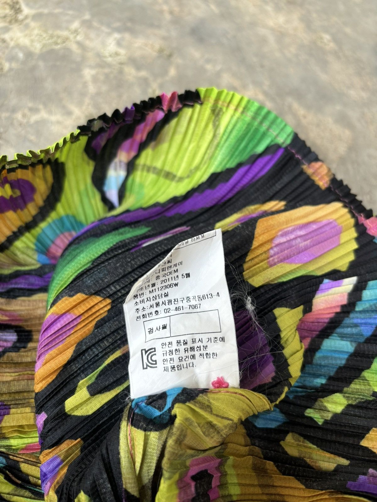 Issey Miyake × Japanese Brand × Pleats Please Issey Miyake Max Polla by Madam polla Pleats Please Style block Shirt Size ONE SIZE - 8 Thumbnail