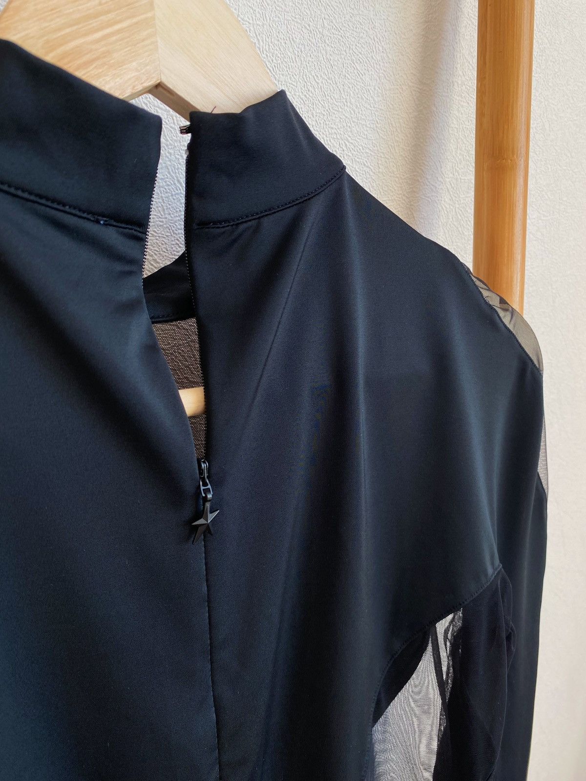 H&M × Mugler × Thierry Mugler Mugler x H&M Mesh Panelled Bodysuit Size L / US 10 / IT 46 - 16 Thumbnail