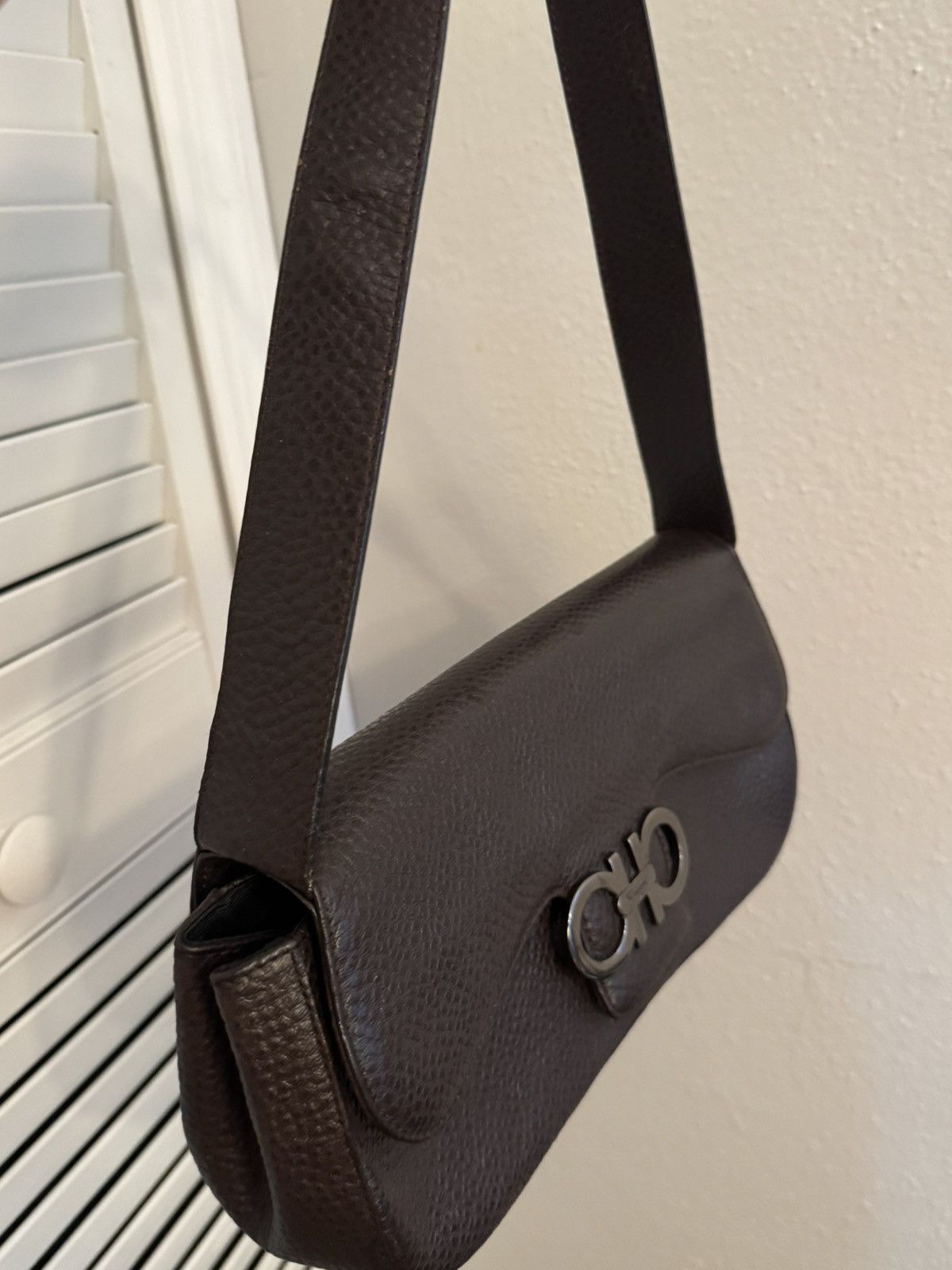 Salvatore Ferragamo Salvatore Ferragamo lined Gancini Leather Shoulder Bag Size ONE SIZE - 2 Thumbnail