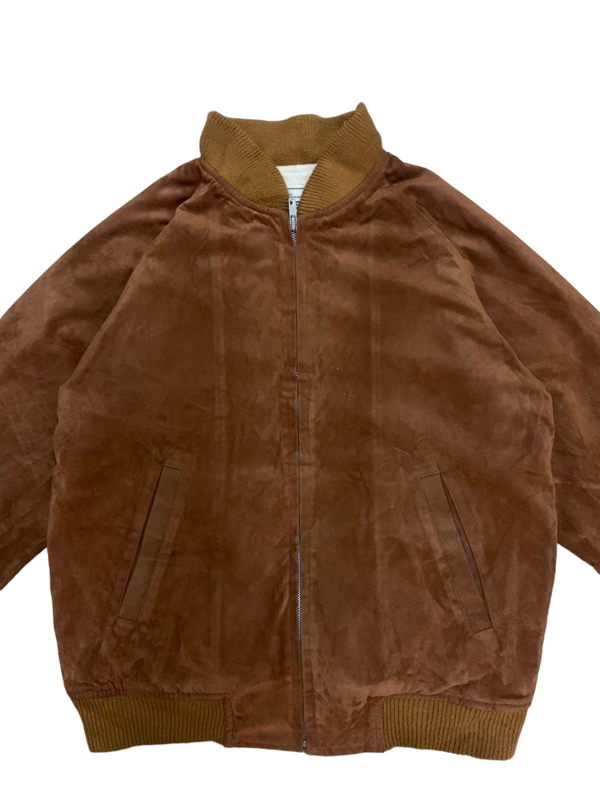 If Six Was Nine × Japanese Brand × Le Grande Bleu (L.G.B.) 🔥Offer Me🔥 Vintage Him Beat Style Suede Schott Jacket Size US M / EU 48-50 / 2 - 4 Thumbnail