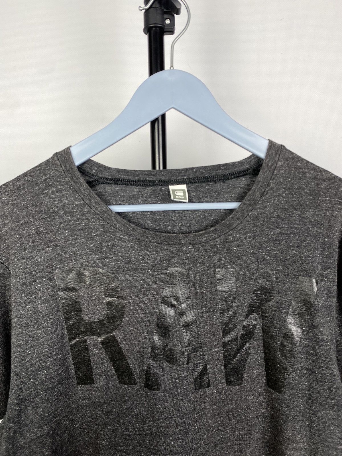 G-Star G Star Raw T-Shirt White Big Central Logo Size L-XL Size US L / EU 52-54 / 3 - 4 Thumbnail
