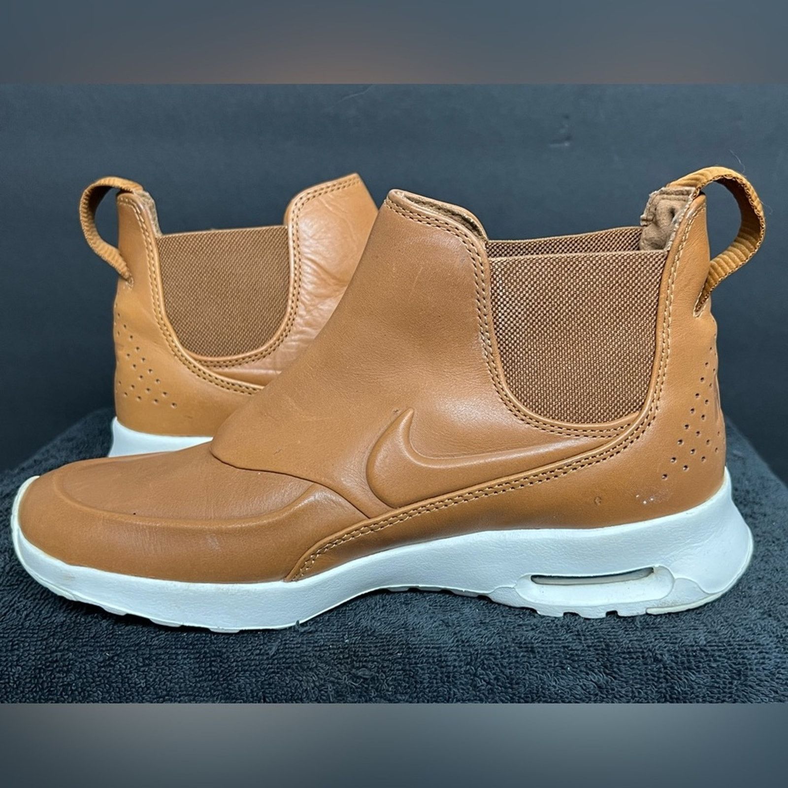 Nike Nike Air Max Thea Mid Ale Womens 7 Cognac Leather Sneaker Size US 7 / IT 37 - 6 Thumbnail