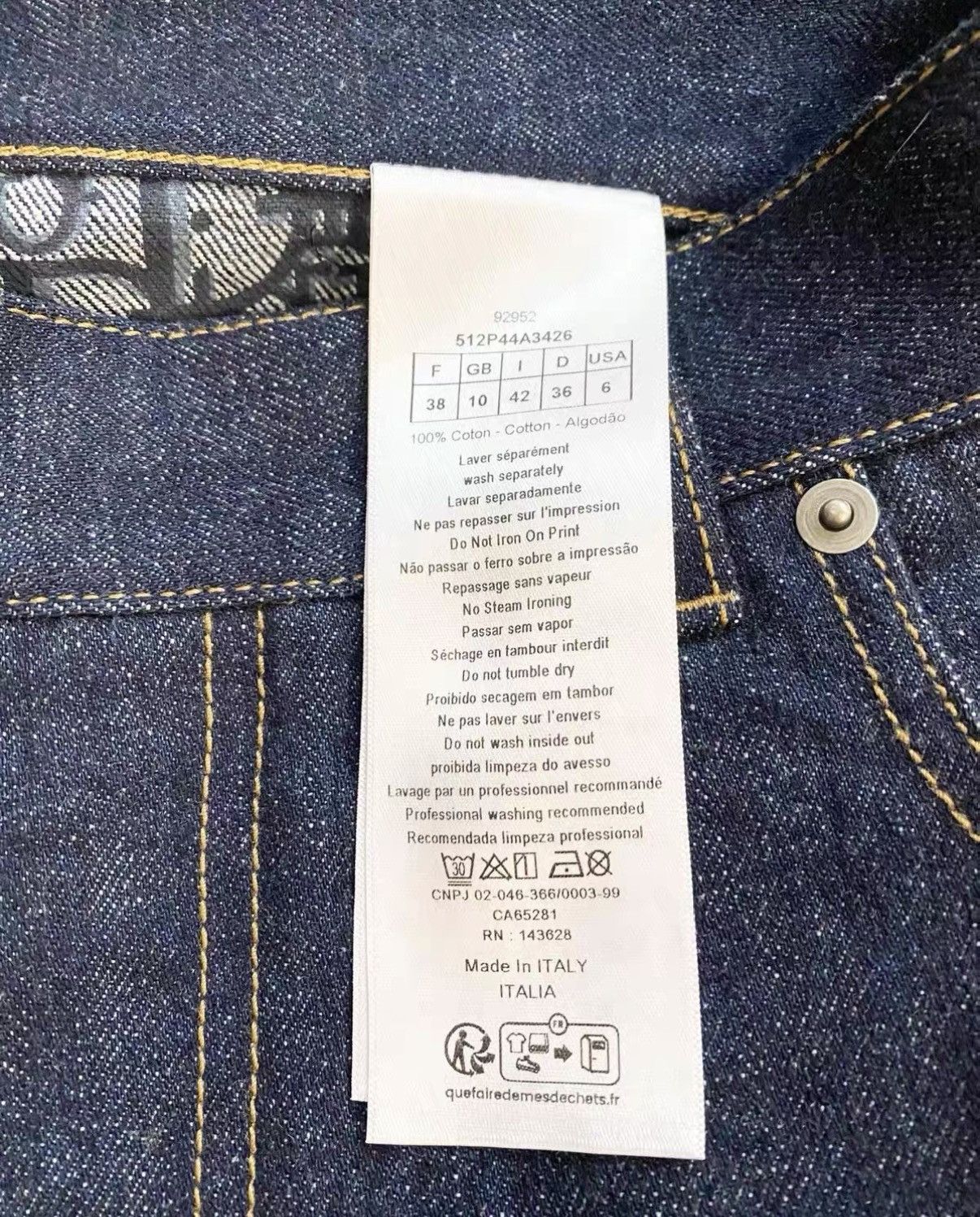 Dior Dior Denim Shorts with Monogram Lining J33 Size 26" / US 2 / IT 38 - 7 Thumbnail