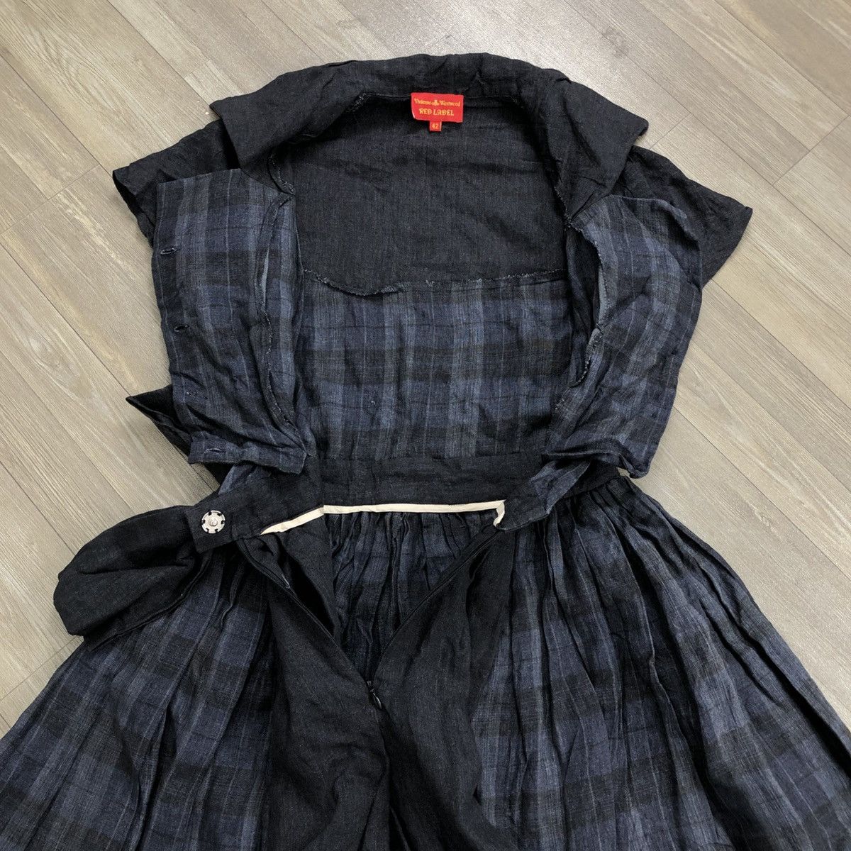 Vivienne Westwood Vintage Vivienne Westwood Red Label Plaid Dresses Luxury Size M / US 6-8 / IT 42-44 - 7 Thumbnail