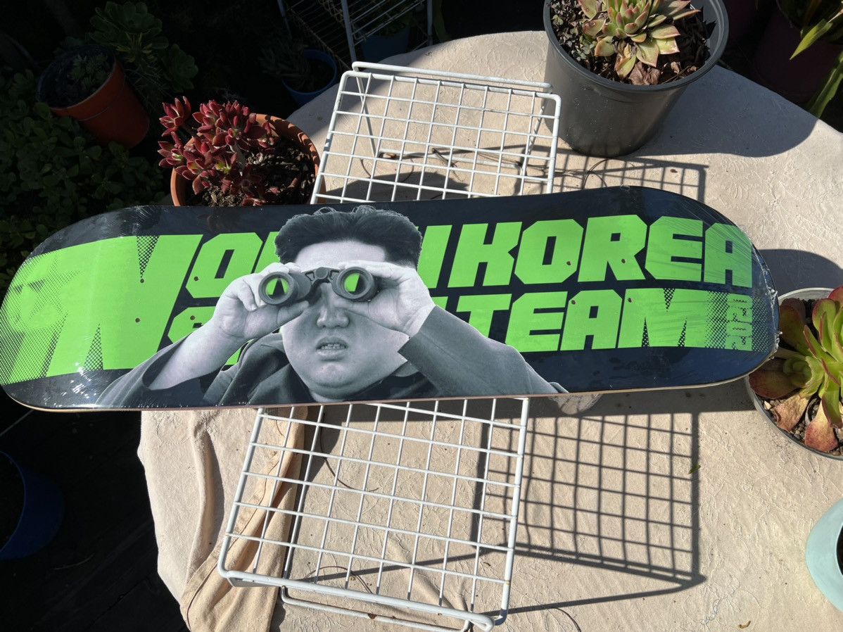 Fugazi Fugazi North Korea Skate Team Skateboard Deck Size 8 Size ONE SIZE - 1 Thumbnail