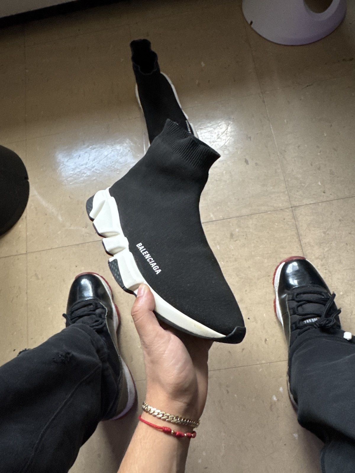 Balenciaga Balenciaga Speed Sneaker 'Black' Size US 10.5 / EU 43-44 - 6 Thumbnail