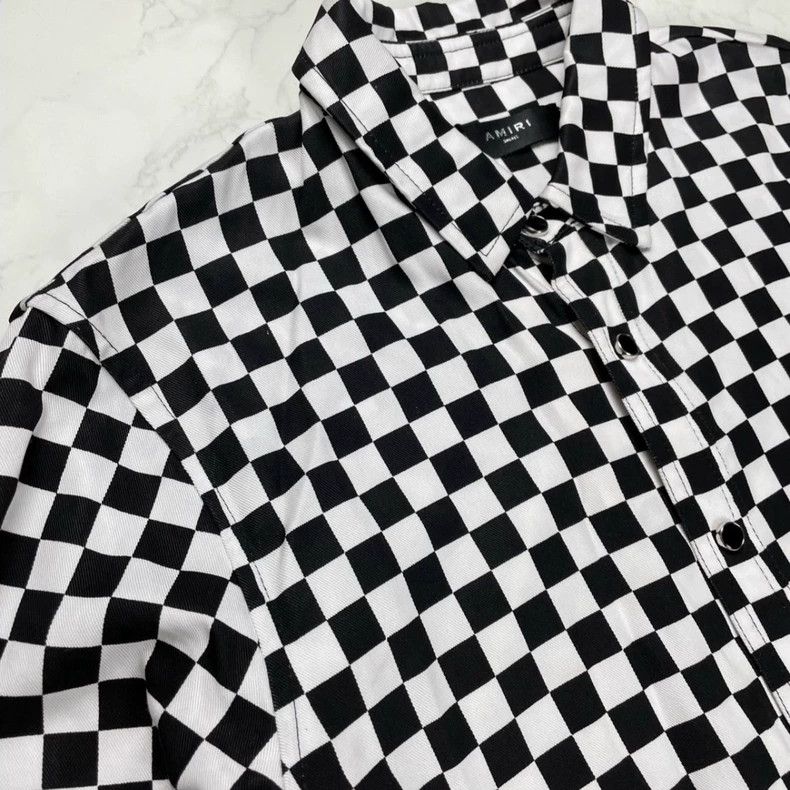 Amiri Amiri Checkered shirt 2501-Nextarrow Size US S / EU 44-46 / 1 - 2 Thumbnail