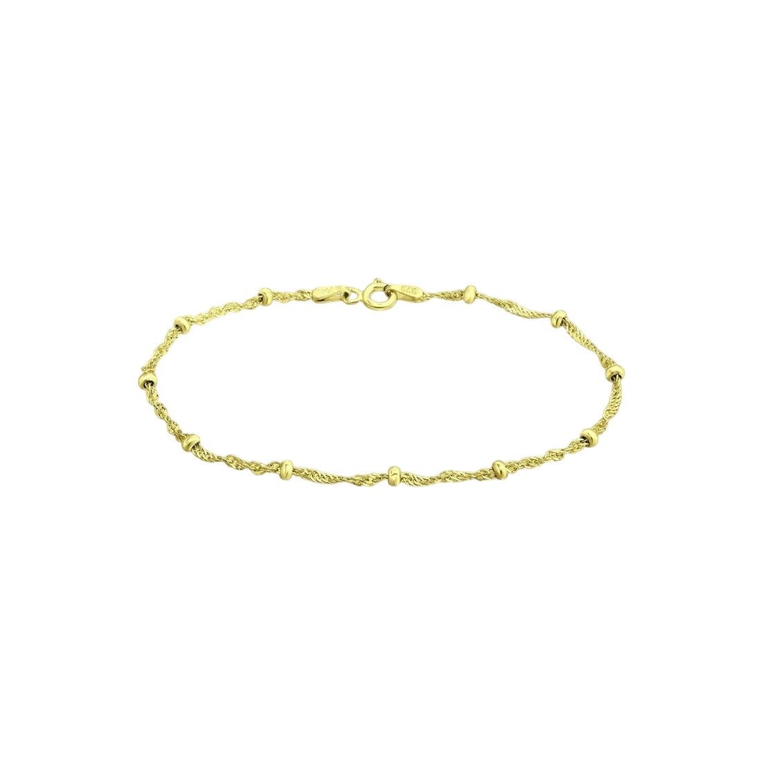 & Other Stories Julia Capri Beaded Italian Bracelet in 18k Gold-Plated. Size ONE SIZE - 1 Thumbnail