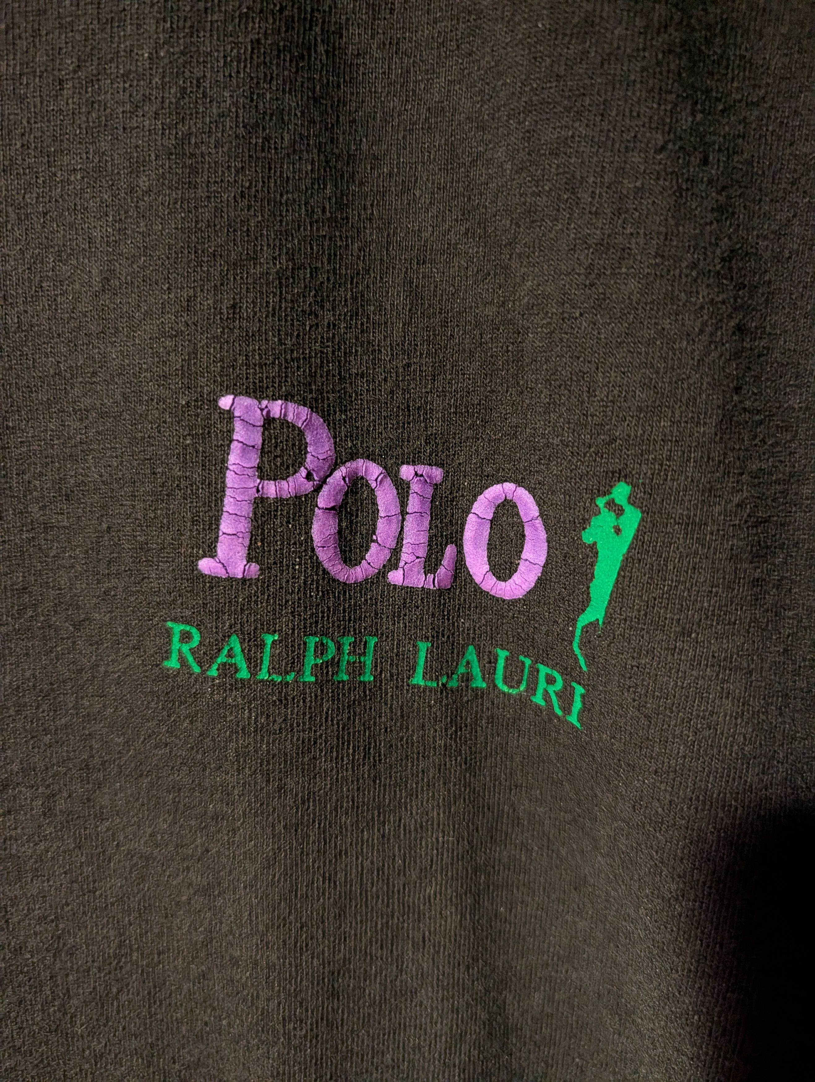 Polo Ralph Lauren Polo Ralph Lauri T-Shirt Purple Green Logo Streetwear Size US XL / EU 56 / 4 - 2 Thumbnail