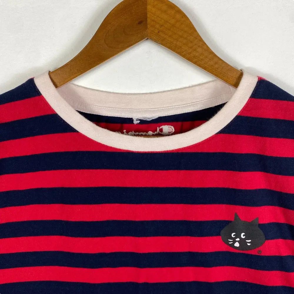 Champion × Ne-Net CHAMPION x NE-NET Small Logo Striped Women Long Sleeve Tee Size M / US 6-8 / IT 42-44 - 2 Thumbnail