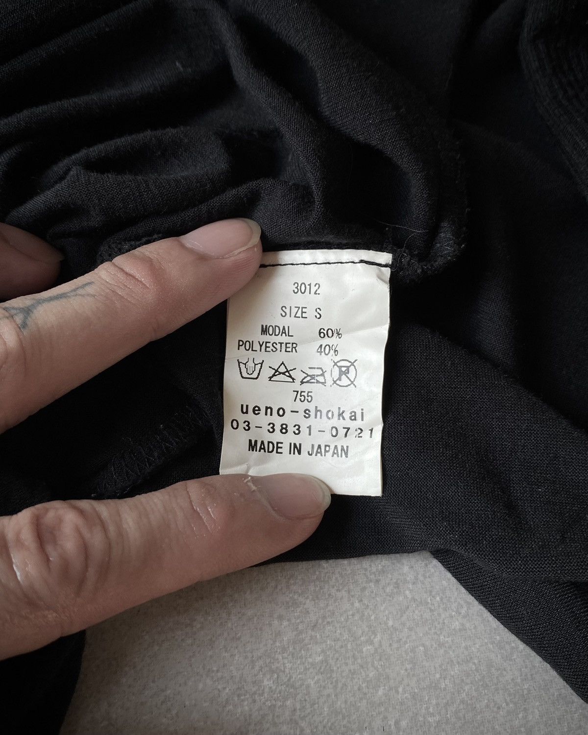 Japanese Brand Royal Flash Contrast Stitching Layered Draped Cape Size US M / EU 48-50 / 2 - 9 Thumbnail
