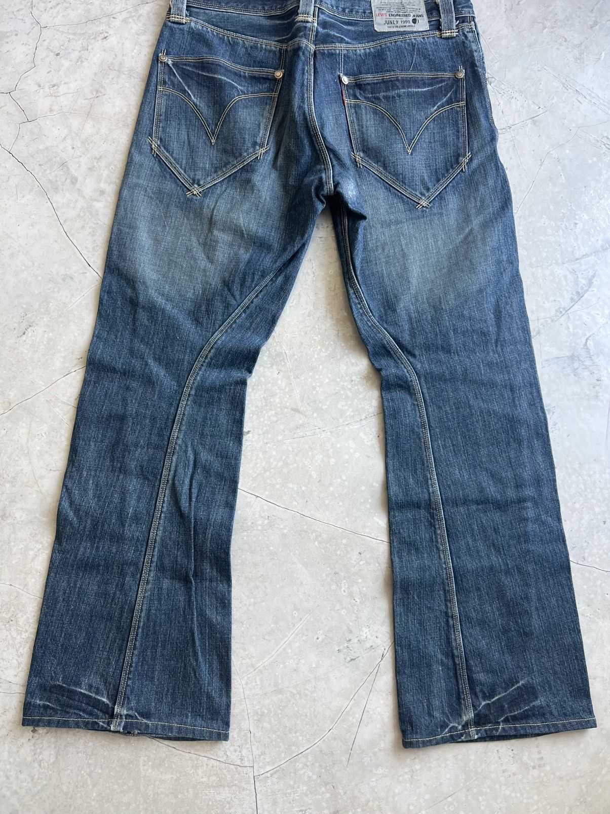 Levi's Vintage Levis Engineered Twisted Jeans Tag W32 Actual 33x30 Size US 32 / EU 48 - 8 Thumbnail