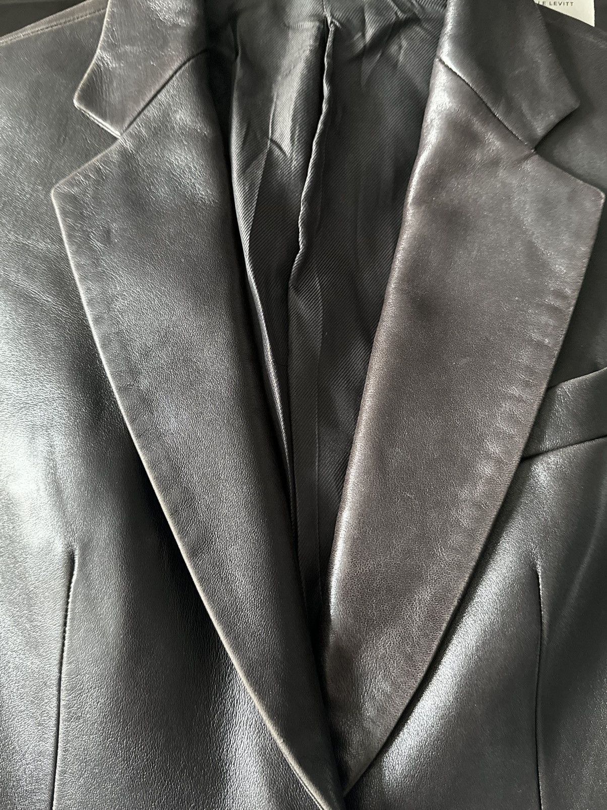 Gucci Gucci by Tom Ford Runway 1998 Leather fitted Jacket Size M / US 6-8 / IT 42-44 - 12 Thumbnail