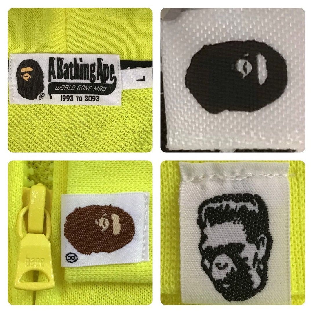 Bape BAPE Neon Shark Full Zip Hoodie a bathing ape Size US L / EU 52-54 / 3 - 8 Thumbnail