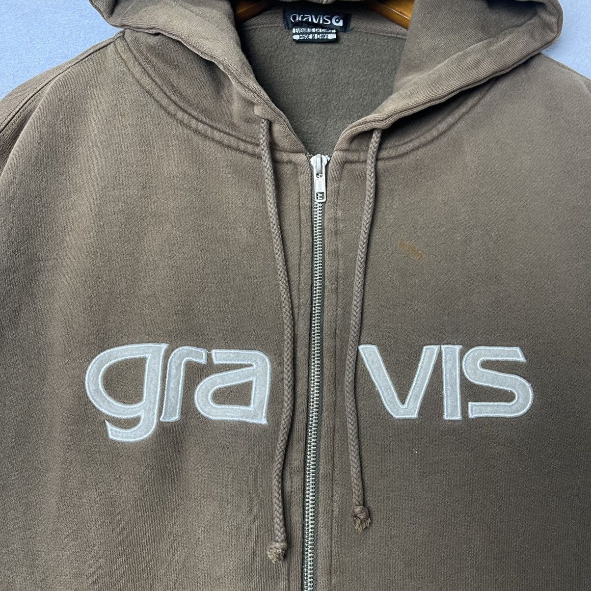 Gravis Vintage Gravis Full Zip Hoodie Size US M / EU 48-50 / 2 - 3 Thumbnail