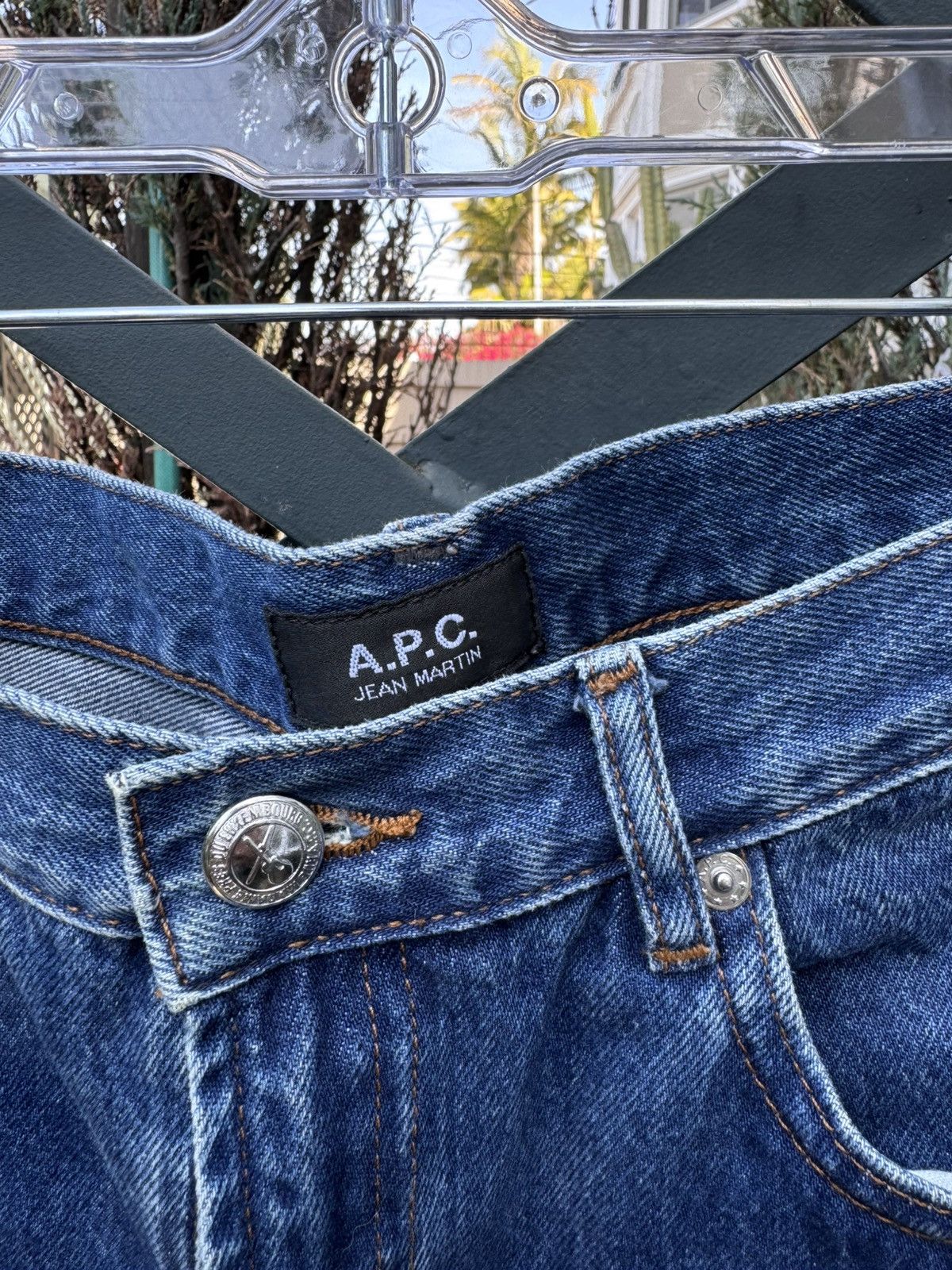 A.P.C. APC Stonewashed Martin Denim Jeans Size US 29 - 3 Thumbnail
