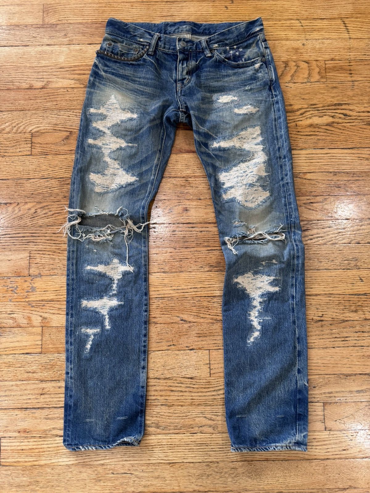 Hysteric Glamour scabデニム Hysteric Glamour hysteric glamour scab denim | Grailed