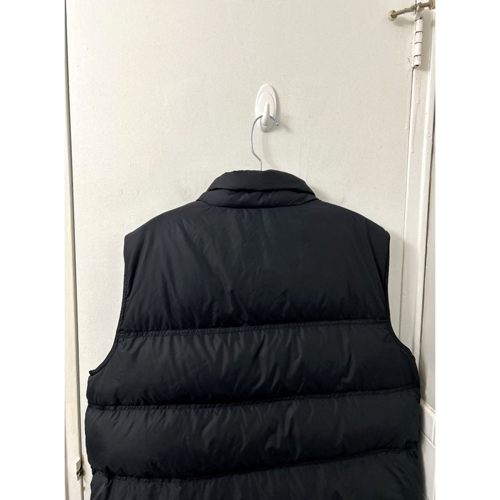 Lands' End VINTAGE Lands' End Down Puffer Vest Mens Large Black Snap Front Quilted Jacket Size US L / EU 52-54 / 3 - 7 Thumbnail