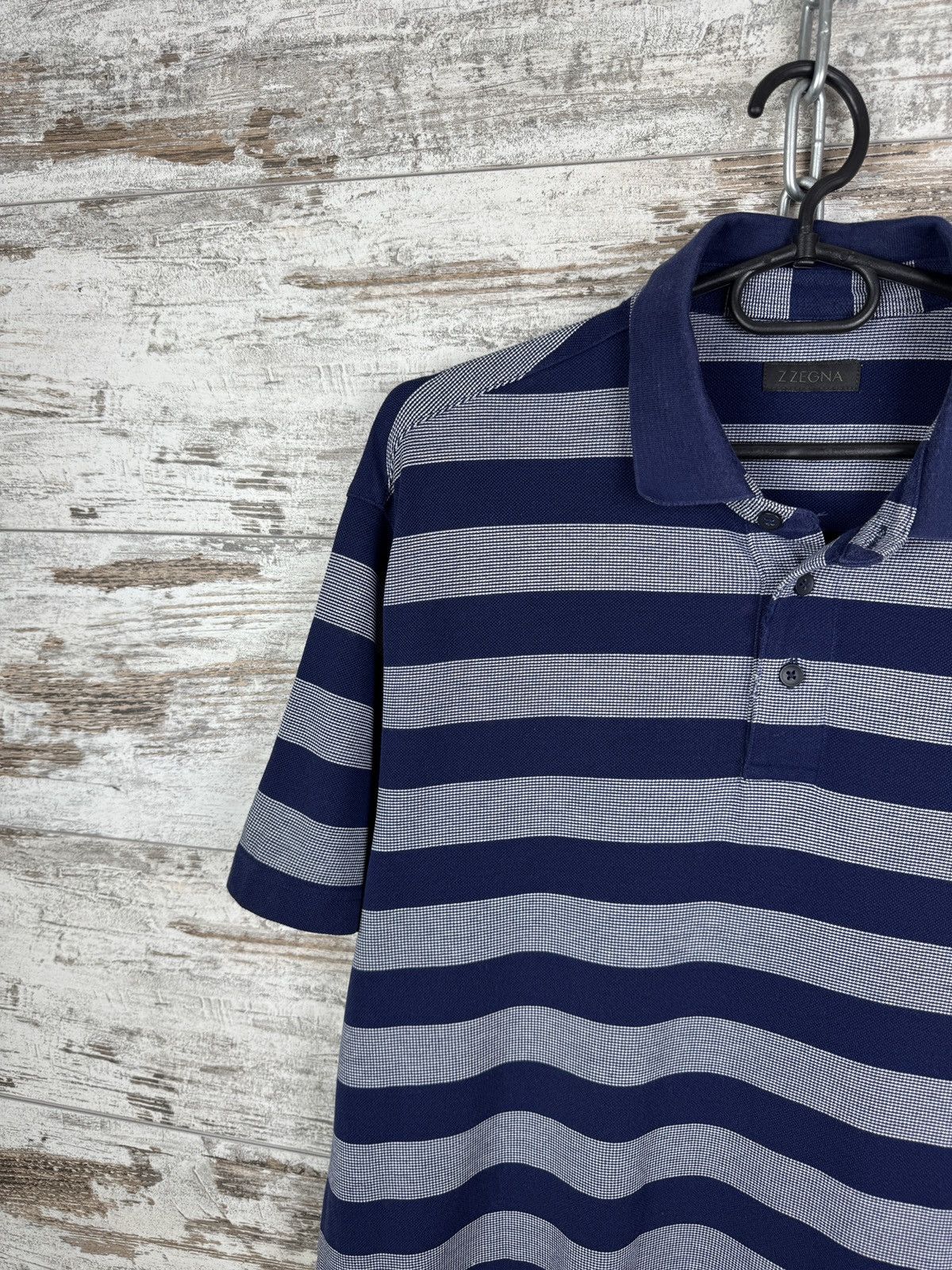 Z Zegna Mens Z Zegna Polos size XL cotton T-shirt tee ermenegildo Size US XL / EU 56 / 4 - 3 Thumbnail